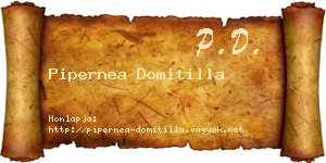Pipernea Domitilla névjegykártya